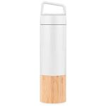 20oz. Bamboo-Wrapped Insulated Water Bottle with Handle