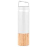 20oz. Bamboo-Wrapped Insulated Water Bottle with Handle