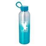 21 Oz. Aluminum Chroma Bottle - Silver Teal