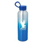 21 Oz. Aluminum Chroma Bottle - Silver With Blue