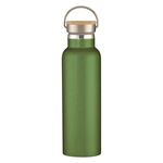 21 Oz. Full Laser Tipton Stainless Steel Bottle With Bamb... - Green