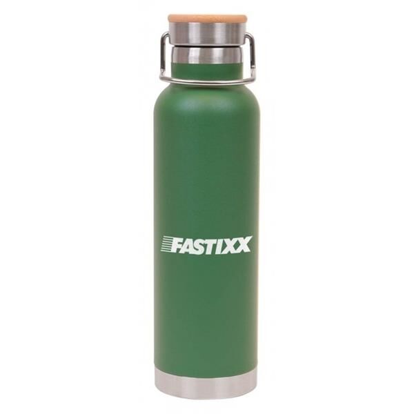 Main Product Image for 22 Oz Double Wall Stainless Steel Bottle &Bamboo Lid