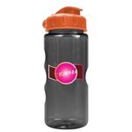 22 oz. Bottle - Flip Lid - Digital - Transparent Smoke