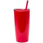 22 oz. Captiva Plastic Double Wall Tumbler - Magenta