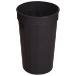 22 oz. Fluted Stadium Cup - Black