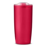 22 oz. Frosted Double Wall Tumbler - Translucent Red