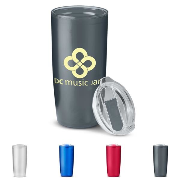 Main Product Image for 22 oz. Frosted Double Wall Tumbler