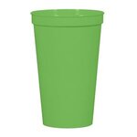 22 Oz. Full Color Big Game Stadium Cup - Neon Green