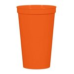 22 Oz. Full Color Big Game Stadium Cup - Orange