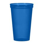 22 Oz. Full Color Big Game Stadium Cup - Translucent Blue