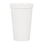 22 Oz. Full Color Big Game Stadium Cup - White