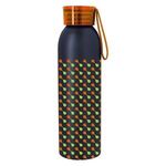 22 Oz. Full Color Darby Aluminum Bottle - Matte Black