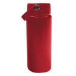 22 Oz. Full Color Hudson Stainless Steel Bottle - Red