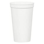 22 Oz. Full Color Stadium Cup - White