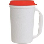 22 oz. Insulated Travel Mug - Granite-red