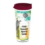 22 oz. Karma Tumbler, Full Color Digital - Maroon