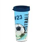 22 oz. Karma Tumbler, Full Color Digital - Navy