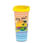 22 oz. Karma Tumbler, Full Color Digital - Yellow