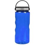 22 Oz. MIni Mountain Bottle EZ-Grip Lid - Transparent Blue