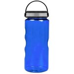22 Oz. MIni Mountain Bottle EZ-Grip Lid - Transparent Blue