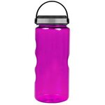 22 Oz. MIni Mountain Bottle EZ-Grip Lid - Transparent Fuchsia