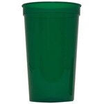 22 oz. Smooth Color Translucent Stadium Cup - Green