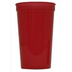 22 oz. Smooth Color Translucent Stadium Cup - Red