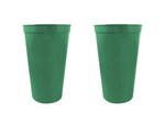 22 oz. Smooth Walled Stadium Cup - Large Quantity - Forest Green
