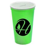 22 Oz. Stadium Cup With Coin Slot Lid -  