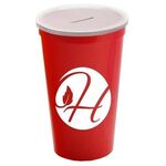 Buy 22 Oz Stadium Cup With Coin Slot Lid