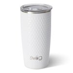 22 Oz. Swig Life(TM) Stainless Steel Golf Tumbler - White