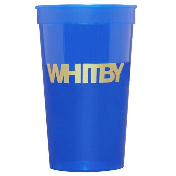 Main Product Image for 22 Oz Smooth Color Translucent Stadium Cup