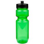 22oz Translucent Bike Bottle with Push Pull Lid