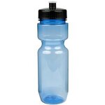 22oz Translucent Bike Bottle with Push Pull Lid