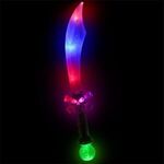 23" Pirate Sword with Flashing Color LED Lights -  