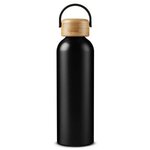 23.6 oz. Refresh Aluminum Bottle w/ Bamboo Lid - Black