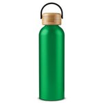 23.6 oz. Refresh Aluminum Bottle w/ Bamboo Lid - Green