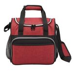 24-Can Heather Cooler - Red