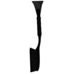 24" Foam Handle Snowbrush - Black