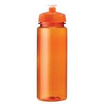 24 oz Polysure(TM) Trinity Bottle - Translucent Orange