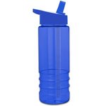 24 oz Sergeant2 Stripe Bottle - Transparent Blue