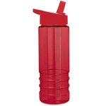 24 oz Sergeant2 Stripe Bottle - Transparent Red