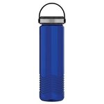 24 oz Slim Wave Bottle with EZ Grip lid - Transparent Blue