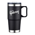 24 oz. Affordable Stainless Steel Mug w/ PP Liner and Handle - Black