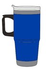 24 oz. Affordable Stainless Steel Mug w/ PP Liner and Handle - Blue 286c