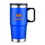 24 oz. Affordable Stainless Steel Mug w/ PP Liner and Handle - Blue 286c
