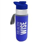 24 oz. Bottle & Caddy - Drink Thru Lid -  