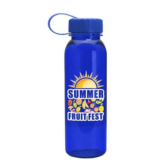 Main Product Image for 24 Oz. Bottle w/ Tethered Lid - Full Color