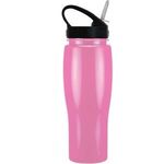 24 oz. Contour Bottle with Sport Sip Lid - Pink