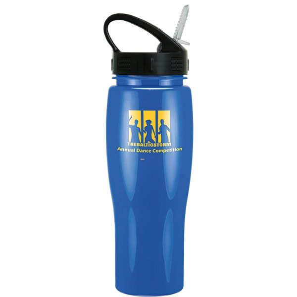 Main Product Image for 24Oz Contour Bottle With Sport Sip Lid & Straw